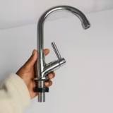 Torneira De Mesa ABS Branca Para Cozinha com Bica Alta E Acionamento 1/4 De Volta – Star produtos