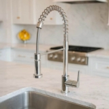 Torneiras Fonte De Cozinha Em Aço Inox Com Mola