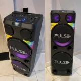 Torre De Som Pulse Double Sp508 Bluetooth Usb Led 2300w Preto