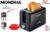 Tostador de pães Toast Due Black, 6 Níveis de Tostagem, 127V, Preto, Mondial – T-05
