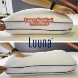 Travesseiro Luuna Ajustável Microfibra, Multicamada, 70x50cm Cor Branco