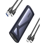 UGREEN Gabinete NVMe e SATA M.2 sem ferramentas, 10 Gbps USB C 3.2 Gen2, compatível com acabamento UASP, gabinete SSD NVMe compatível com chaves M e B&M SSDs 2280/2230/2242/2260