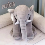 Ursinho De Pelúcia Elefantinho Cinza 30 cm – Buba Baby