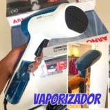 Vaporizador de Roupas Arno Steam Minute, Higieniza e Desodoriza, 1100W, Aquece em 15s, Portátil, Azul, HS61 110V