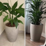 Vasart Malta Vaso de Flores Cone, Granito Areia, 30x40cm