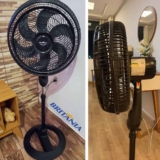 Ventilador de Coluna BVT450 Maxx Force e Hélice de 6 pás 160W Cor Preto Britânia