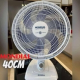 Ventilador de Mesa Mondial Super Power VSP-40-W 40cm 6 Pás 3 Velocidades Branco e Azul
