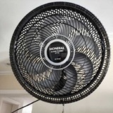 Ventilador de Parede 40cm Super Turbo 8 Pás, Mondial, Preto/Prata, 140W, 110V – VTX-40P-8P