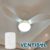 Ventilador de Teto 3 Pás Ventisol Fênix Globo com 3 Velocidades Branco 127V – 110V