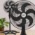 Ventisol Turbo 6 Ventilador de Coluna, Preto, 50 cm, 127 V