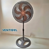 Ventisol Ventilador de Coluna Oscilante, Turbo 6 Pás Premium, Bronze, 50cm, 127V