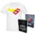 VG270 Livro – Kit Batman E Superman Com Camiseta G