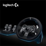 Volante gamer Logitech G G920 Driving Force G920 cor preto