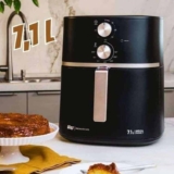 WAP Fritadeira Elétrica Air Fryer MEGA FAMILY 7,1 Litros, Temperatura Ajustável, Revestimento Antiaderente, 1700W