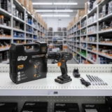 WAP Parafusadeira e Furadeira com Impacto à Bateria 12V BPFI-12K4, Kit de 13 Acessórios e Maleta, Torque 18 Níveis, Bivolt