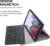 WB Capa com Teclado Para Tablet Samsung Galaxy Tab A7 Lite 8.7″ Polegadas Couro Preto com duração de até 35 horas de bateria