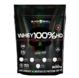 Whey 100% Hd Refil 900g Black Skull Sabor Pistache