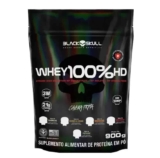 Whey 100% Hd Refil 900g Black Skull Sabor Pistache