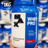 Whey Pro – 1000g Morango – Max Titanium, Max Titanium