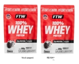 Whey Protein 100% Concentrado Refil 900g Sabor Cookies – FTW