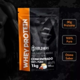 Whey Protein Concentrado 1Kg – Sabor Mocaccino – Soldiers Nutrition
