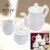 WOLFF Fancy Conjunto de Açucareiro Leiteira e Chaleira para Chá, Branco