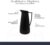WOLFF Garrafa Térmica de Plástico Swan Preta 1L – Utensílios de Cozinha – Mesa Posta – Decoração -Perfeita Para Café e Chá-Mantém a Temperatura de Bebidas Quentes e Geladas