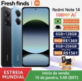 Xiaomi Redmi Note 14 – Estoque no Brasil